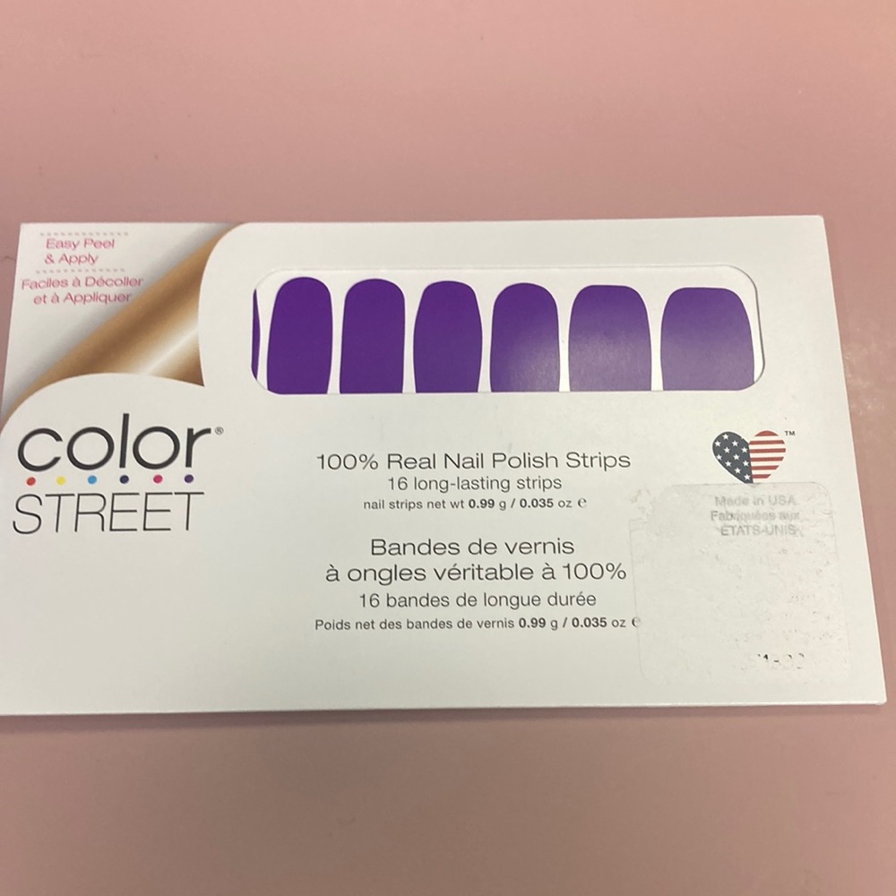 Color Street nail strips new in package. Supercharged